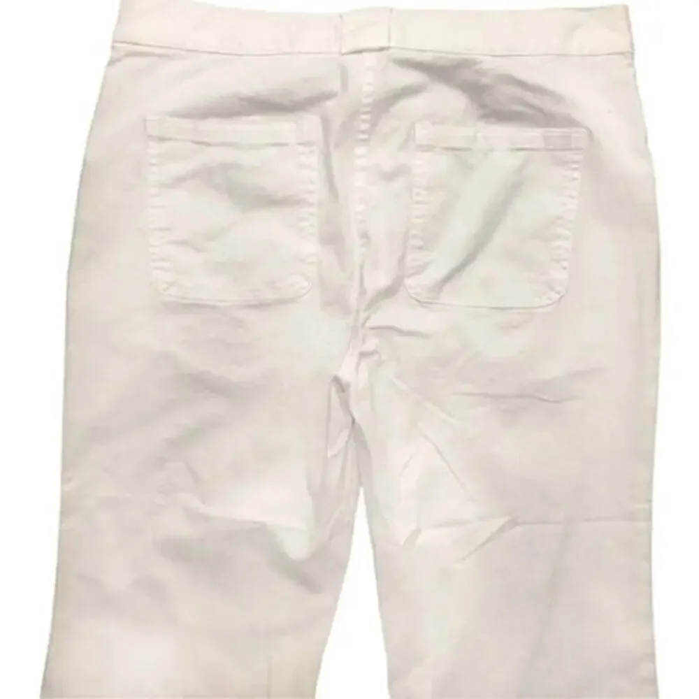 Nili Lotan NWT Oakland Wide-Leg Stretch Twill Pant in Eggshell Women's Size 6 - Picture 7 of 10